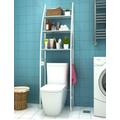 3 szintes fém polcrendszer, tároló, WC fölé, 163cm, fehér (vitorla) 3 szintes fém polcrendszer, tároló, WC fölé, 163cm, fehér (vitorla)