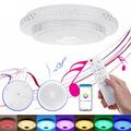 Bluetooth hangszórós RGBW mennyezeti LED lámpa távirányítóval, 2x24W + 2x36W, 52 cm Bluetooth hangszórós RGBW mennyezeti LED lámpa távirányítóval, 2x24W + 2x36W, 52 cm