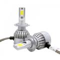 C6 LED autó fényszóró izzó pár H7 foglalattal - hidegfehér