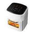 Clover City, 15 literes forrólevegős, olajmentes légkeveréses sütő, 2400 W, JD-989, LCD kijelző, Fehér Clover City, 15 literes forrólevegős, olajmentes légkeveréses sütő, 2400 W, JD-989, LCD kijelző, Fehér