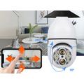Kétlencsés E27 foglalatba rögzíthető WiFi Smart IP biztonsági kamera Kétlencsés E27 foglalatba rögzíthető WiFi Smart IP biztonsági kamera
