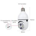 Kétlencsés E27 foglalatba rögzíthető WiFi Smart IP biztonsági kamera Kétlencsés E27 foglalatba rögzíthető WiFi Smart IP biztonsági kamera