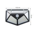 100 ledes napelemes fali lámpa mozgásérzékelővel, 4 LED panellel, 600lumen 100 ledes napelemes fali lámpa mozgásérzékelővel, 4 LED panellel, 600lumen