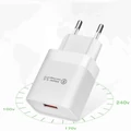 USB 3.0 gyorstöltő készlet 18W teljesítmény, 3.1A töltőáram + microUSB kábel, fehér