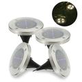 Disk Lights 4 ledes napelemes nyomvonaljelölő lámpa készlet Disk Lights 4 ledes napelemes nyomvonaljelölő lámpa készlet
