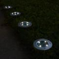 Disk Lights 4 ledes napelemes nyomvonaljelölő lámpa készlet Disk Lights 4 ledes napelemes nyomvonaljelölő lámpa készlet