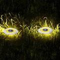 Disk Lights 8 ledes napelemes nyomvonaljelölő lámpa készlet, melegfehér Disk Lights 8 ledes napelemes nyomvonaljelölő lámpa készlet, melegfehér