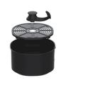 Elite® 7,7 L-es Air Fryer + receptkönyv, 1800W olaj nélküli forró levegős fritőz digitális kijelzővel, keverőlapáttal és betekintőablakkal Elite® 7,7 L-es Air Fryer + receptkönyv, 1800W olaj nélküli forró levegős fritőz digitális kijelzővel, keverőlapáttal és betekintőablakkal