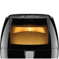 Értékcsökkent - Elite® 7,7 L-es Air Fryer + receptkönyv, 1800W olaj nélküli forró levegős fritőz digitális kijelzővel, keverőlapáttal és betekintőablakkal