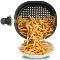 Elite® 3,6 L-es Air Fryer olaj nélküli forró levegős fritőz digitális kijelzővel 1500W + receptkönyv