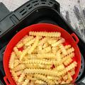 Szilikon sütőedény Air Fryer-hez, sütőforma meleglevegős fritőzhöz, sütéshez, fagyasztáshoz, 16 cm Szilikon sütőedény Air Fryer-hez, sütőforma meleglevegős fritőzhöz, sütéshez, fagyasztáshoz, 16 cm