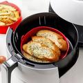 Szilikon sütőedény Air Fryer-hez, sütőforma meleglevegős fritőzhöz, sütéshez, fagyasztáshoz, 16 cm Szilikon sütőedény Air Fryer-hez, sütőforma meleglevegős fritőzhöz, sütéshez, fagyasztáshoz, 16 cm