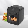 Elite® olaj nélküli forró levegős fritőz digitális kijelzővel, betekintőablakkal 1700W, 5,5 l kapacitás + receptkönyv Elite® olaj nélküli forró levegős fritőz digitális kijelzővel, betekintőablakkal 1700W, 5,5 l kapacitás + receptkönyv