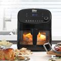 Elite® olaj nélküli forró levegős fritőz digitális kijelzővel, betekintőablakkal 1700W, 5,5 l kapacitás + receptkönyv Elite® olaj nélküli forró levegős fritőz digitális kijelzővel, betekintőablakkal 1700W, 5,5 l kapacitás + receptkönyv