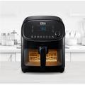 Elite® olaj nélküli forró levegős fritőz digitális kijelzővel, betekintőablakkal 1700W, 5,5 l kapacitás + receptkönyv Elite® olaj nélküli forró levegős fritőz digitális kijelzővel, betekintőablakkal 1700W, 5,5 l kapacitás + receptkönyv