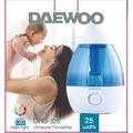 Daewoo ultrahangos hidegpárásító, 25W teljesítménnyel, LED hangulatfénnyel DHU-325 Daewoo ultrahangos hidegpárásító, 25W teljesítménnyel, LED hangulatfénnyel DHU-325