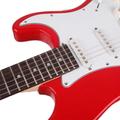 Elektromos gitár szett kezdőknek, ajándék erősítővel, fekete Elektromos gitár szett kezdőknek, ajándék erősítővel, fekete