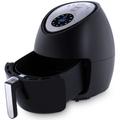 Elite® olaj nélküli forró levegős fritőz digitális kijelzővel 1800W, 5,6 l kapacitással - fekete + receptkönyvvel Elite® olaj nélküli forró levegős fritőz digitális kijelzővel 1800W, 5,6 l kapacitással - fekete + receptkönyvvel