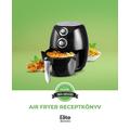 Elite® olaj nélküli forró levegős fritőz 1400W, 3 l kapacitással - fekete + receptkönyv Elite® olaj nélküli forró levegős fritőz 1400W, 3 l kapacitással - fekete + receptkönyv