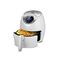 Elite® 3,6 L-es Air Fryer + receptkönyv, 1600W olaj nélküli forró levegős fritőz digitális kijelzővel - fehér