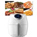 Elite® 3,6 L-es Air Fryer + receptkönyv, 1600W olaj nélküli forró levegős fritőz digitális kijelzővel - fehér