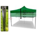 Elite Garden® prémium erősített összecsukható kerti pavilon, sörsátor, 3x3m - zöld Elite Garden® prémium erősített összecsukható kerti pavilon, sörsátor, 3x3m - zöld