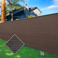 Elite Garden® HDPE belátásgátló, betekintésgátló, árnyékoló háló kerítésre, fekete-barna színben + rögzítőzsinór, 1 x 10 m