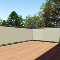 Elite Garden® HDPE belátásgátló, betekintésgátló, árnyékoló háló kerítésre, bézs színben + rögzítőzsinór - 1,5 x 10 m