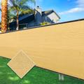 Elite Garden® HDPE belátásgátló, betekintésgátló, árnyékoló háló kerítésre, bézs színben + rögzítőzsinór - 1 x 10 m