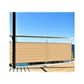 Elite Garden® HDPE belátásgátló, betekintésgátló, árnyékoló háló kerítésre, bézs színben + rögzítőzsinór - 1,5 x 25 m