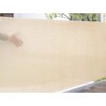 Elite Garden® HDPE belátásgátló, betekintésgátló, árnyékoló háló kerítésre, bézs színben + rögzítőzsinór - 1,5 x 25 m