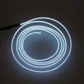 Fehér autós beltéri dekorációs világítás, ambient light, hangulatfény, elektrolumineszcenciás lámpa, 3.5 méter