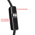 OTG Endoszkóp kamera beépített LED világítással, USB és microUSB csatlakozással, 5 méter