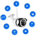 Kültéri vezeték nélküli fullHD biztonsági kamera, IP kamera, F6003-4