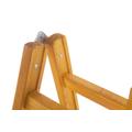 Univerzális háztartási fa létra, festőlétra, fém erősítésekkel, 2x3 fokos, 102 cm Univerzális háztartási fa létra, festőlétra, fém erősítésekkel, 2x3 fokos, 102 cm