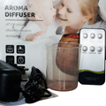 Fa hatású távirányítós aromaterápiás párologtató, ultrahangos párásító, illatosító, 500 ml, sötétbarna hordó Fa hatású távirányítós aromaterápiás párologtató, ultrahangos párásító, illatosító, 500 ml, sötétbarna hordó