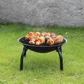 Tűzrakó és grillező, ajándék hordtáskával, fekete Tűzrakó és grillező, ajándék hordtáskával, fekete