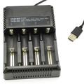 i4 ACD USB univerzális Li-Ion akkutöltő, elemtöltő, AA, AAA, 18650, stb akkukhoz i4 ACD USB univerzális Li-Ion akkutöltő, elemtöltő, AA, AAA, 18650, stb akkukhoz