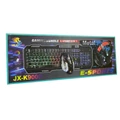 4 az 1-ben teljes gamer szett, bllentyűzet, egér, alátét és fejhallgató, JX-K9000