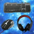 4 az 1-ben teljes gamer szett, bllentyűzet, egér, alátét és fejhallgató, JX-K9000