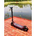 E-scooter elektromos roller, összecsukható, rugós felfüggesztéssel és tárcsafékkel felszerelt felnőtt roller, fekete E-scooter elektromos roller, összecsukható, rugós felfüggesztéssel és tárcsafékkel felszerelt felnőtt roller, fekete