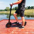 E-scooter elektromos roller, összecsukható, rugós felfüggesztéssel és tárcsafékkel felszerelt felnőtt roller, fekete E-scooter elektromos roller, összecsukható, rugós felfüggesztéssel és tárcsafékkel felszerelt felnőtt roller, fekete