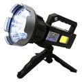 Kis kézi keresőlámpa Extra erős LED lámpa Akkumulátorral tripod állvánnyal 300M, 100 W - COBA-CB-T200 Kis kézi keresőlámpa Extra erős LED lámpa Akkumulátorral tripod állvánnyal 300M, 100 W - COBA-CB-T200