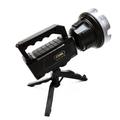 Kis kézi keresőlámpa Extra erős LED lámpa Akkumulátorral tripod állvánnyal 300M, 100 W - COBA-CB-T200 Kis kézi keresőlámpa Extra erős LED lámpa Akkumulátorral tripod állvánnyal 300M, 100 W - COBA-CB-T200