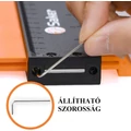 Kontúrozó, kontúrmérő, profilmásoló sablon beépített vonalzóval, 12 cm