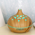 Fahatású aromaterápiás párologtató, ultrahangos párásító, illatosító távirányítóval – hagyma alakú, világos mintás 