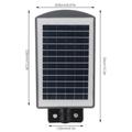 Napelemes utcai LED lámpa mozgásérzékelővel, 30W Napelemes utcai LED lámpa mozgásérzékelővel, 30W