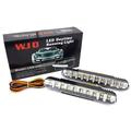 Univerzális autós LED nappali menetfény, DRL, 2x8W, E4 jelöléssel Univerzális autós LED nappali menetfény, DRL, 2x8W, E4 jelöléssel