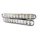 Univerzális autós LED nappali menetfény, DRL, 2x8W, E4 jelöléssel Univerzális autós LED nappali menetfény, DRL, 2x8W, E4 jelöléssel