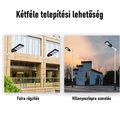 Extra fényerejű LED szolár utcai lámpa távirányítóval, mozgásérzékelővel, 500W